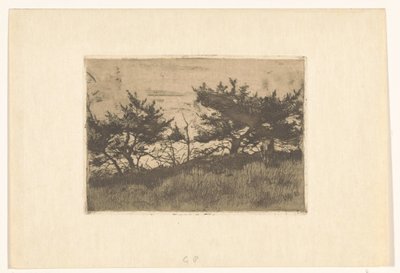 丘の上の木々 作： Willem Arnoldus Witsen