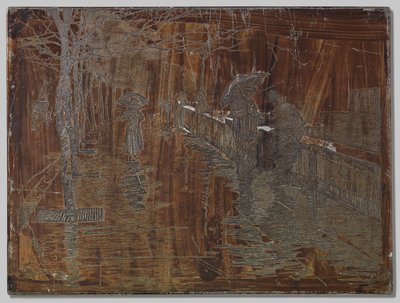 ロンドンのビクトリア堤防の眺め 作： Willem Arnoldus Witsen