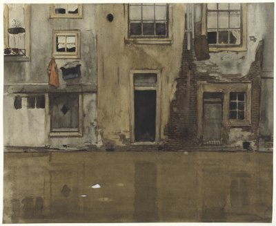 運河沿いの家々 作： Willem Arnoldus Witsen