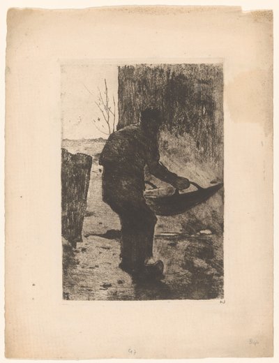 選別する男、1888年頃（エッチング） 作： Willem Arnoldus Witsen