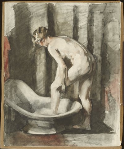 入浴中の裸の女性 作： Willem Arnoldus Witsen