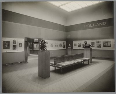 1915年、サンフランシスコのパナマ太平洋国際博覧会におけるオランダの展示室 作： 