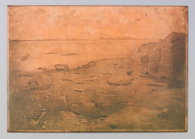 カナダ、セント アンドリュース近くの岩の多い海岸 作： Willem Arnoldus Witsen