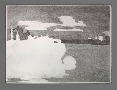 はしけ 2 隻 作： Willem Arnoldus Witsen