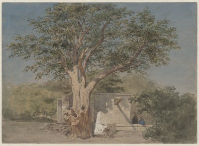 カイロの木の下の小屋 作： Willem de Famars Testas