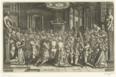 ライデンの救援に感謝、1574年 包囲と救済の間のライデン、1574年（シリーズタイトル） 作： Willem de Haen