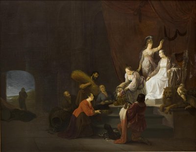 平和の寓話。 ミネルバに戴冠するパックス 作： Willem de Poorter