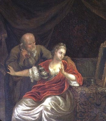 拒絶されたオファー 作： Willem van (after) Mieris