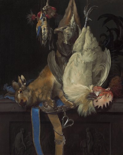 死んだゲームのある静物 作： Willem van Aelst