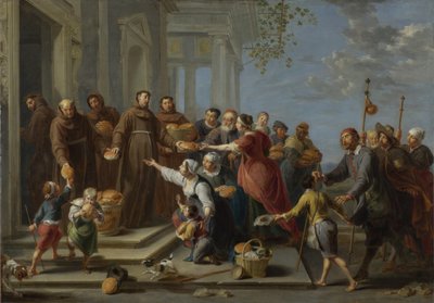 パンを配るパドヴァの聖アンソニー（1662年頃 作： Willem van Herp the Elder
