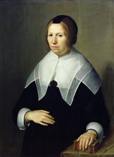 女性の肖像 作： Willem van Honthorst