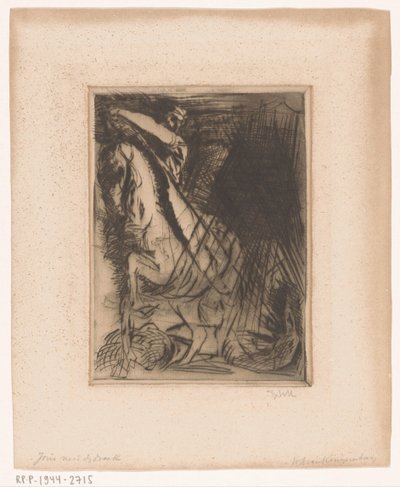 聖ジョージとドラゴン 作： Willem van Konijnenburg (signed by artist)