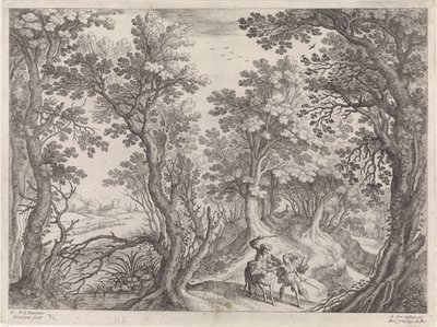 バラムとロバ イタリアの風景（連載タイトル） 作： Willem van Nieulandt (II)