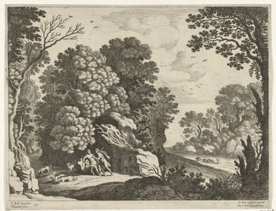 ケファルスとプロクリス イタリアの風景（連載タイトル） 作： Willem van Nieulandt (II)