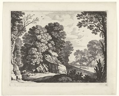 ケファルスとプロクリス イタリアの風景（連載タイトル） 作： Willem van Nieulandt (II)