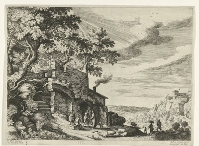 廃墟の羊飼い イタリアの風景（連載タイトル） 作： Willem van Nieulandt (II)