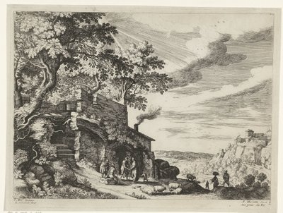 廃墟の羊飼い イタリアの風景（連載タイトル） 作： Willem van Nieulandt (II)