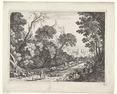 群れと羊飼い イタリアの風景（連載タイトル） 作： Willem van Nieulandt (II)