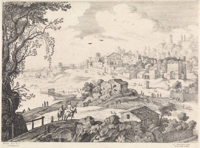 都市のあるイタリアの風景 イタリアの風景（連載タイトル） 作： Willem van Nieulandt (II)