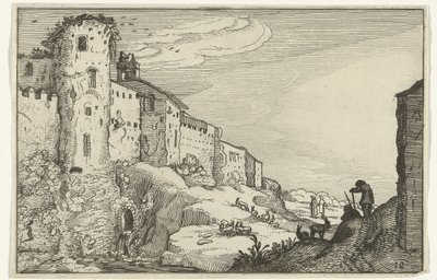 ローマ時代の遺跡のある風景 ローマ時代の遺跡と海岸の風景 (シリーズ 1) (シリーズ タイトル) 作： Willem van Nieulandt (II)