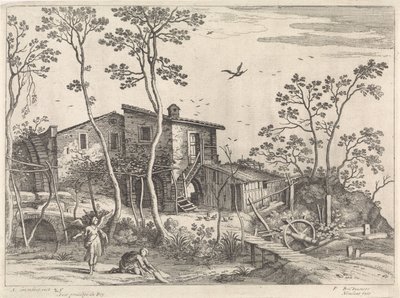 トビアスと天使のいる風景 イタリアの風景（連載タイトル） 作： Willem van Nieulandt (II)