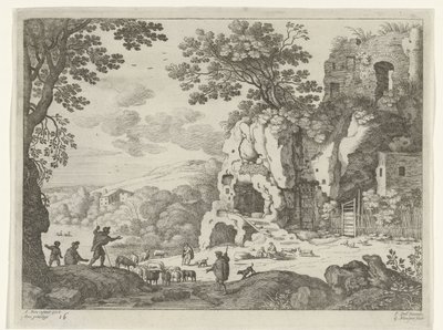 廃墟のある風景 イタリアの風景（連載タイトル） 作： Willem van Nieulandt (II)