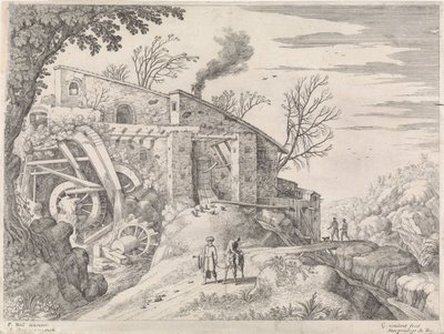 水車小屋と善きサマリア人のある風景 イタリアの風景（連載タイトル） 作： Willem van Nieulandt (II)
