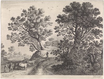 牛のいる風景 イタリアの風景（連載タイトル） 作： Willem van Nieulandt (II)