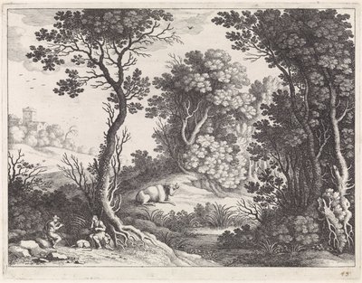 水星、アーガスとイオ 作： Willem van Nieulandt (II)