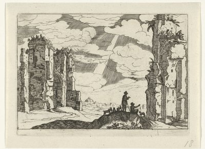 カラカラ浴場跡 ローマの遺跡 (シリーズ 2) (シリーズのタイトル) 作： Willem van Nieulandt (II)
