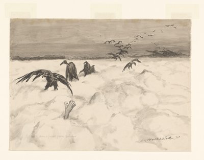 前面にニュースなし (オブジェクトの元のタイトル) 作： Willem van Schaik (signed by artist)