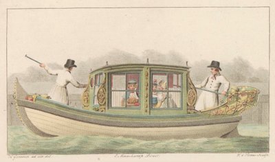 ザーンのテントヨット、1816年 A Noord-Hollandsch Tentjagtje aan de Zaan / Une barque de Compagnie nommée Tentjagje à Zaandam (オブジェクトのタイトル) 作： Willem van Senus