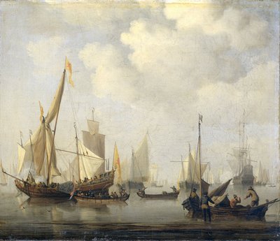 海の静けさ 作： Willem van de Velde (II)