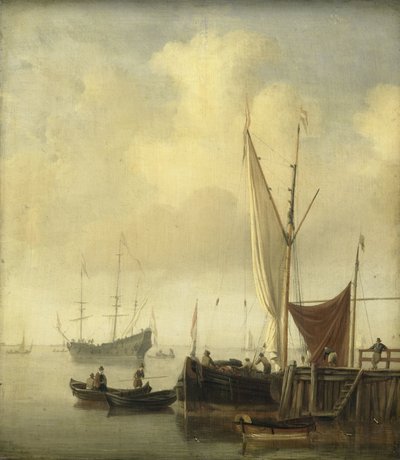 ハーバー 作： Willem van de Velde (II)