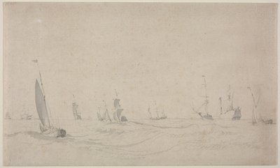荒海での出荷 作： Willem van de Velde