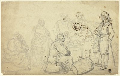 農民の情景 作： Willem van de Velde I