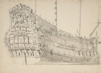 ジェームズ "の肖像 1675年頃（鉛筆、水彩） 作： Willem van de Velde the Younger
