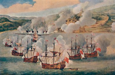 港での海戦、1670年、1903年 作： Willem van de Velde the Younger