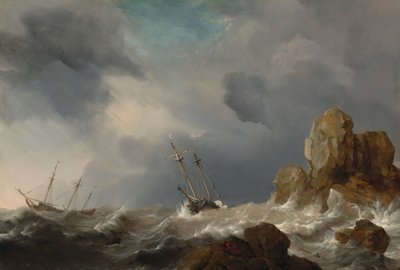 疾風の船 作： Willem van de Velde the Younger
