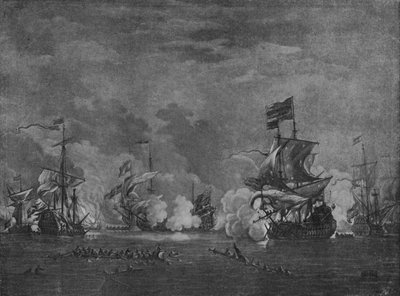 エドワードスプラッジ卿とコーネリアストランプ、17世紀後半 作： Willem van de Velde the Younger