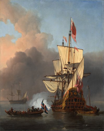  作： Willem van de the Younger Velde