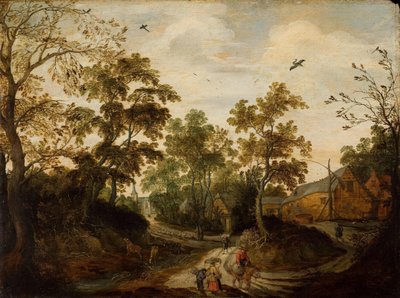 村の眺め 作： Willem van den Bundel