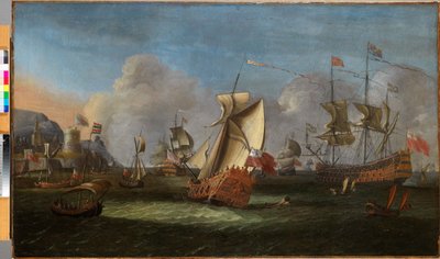 ウィリアム3世、アイルランド沖、1690年6月、油彩、カンバス 作： Willem van der Hagen
