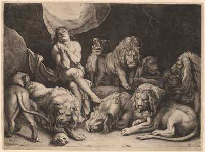 ライオンズデンのダニエル 作： Willem van der Leeuw after Sir Peter Paul Rubens