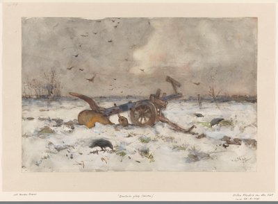 雪原を耕す 作： Willem van der Nat