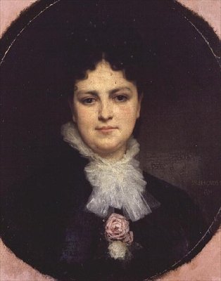 サンフランシスコのミス・アディソン・ヘッドの肖像」（油彩・キャンバス 作： William Adolphe Bouguereau
