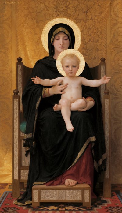 聖母子 作： William Adolphe Bouguereau