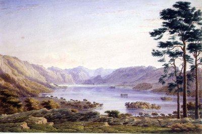 ギャリー湖（インバネスシャー州 作： Joseph Mallord William Turner