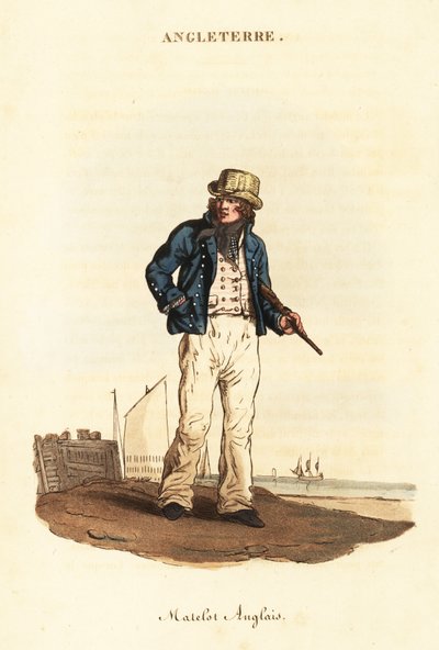 ネルソン卿の海軍のイギリスの船員 作： William (after) Alexander