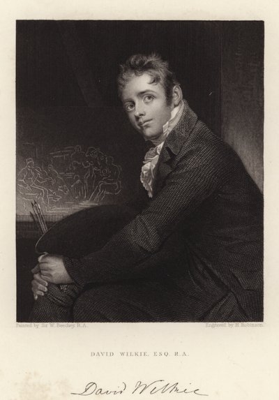 デイビッド・ウィルキー エスクァイア、R A（彫刻 作： William (after) Beechey